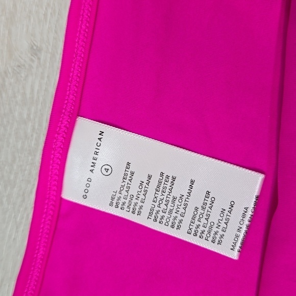 NWT Good American Women Hawiian Pink bottom Swim sz 4/XL - Picture 4 of 9